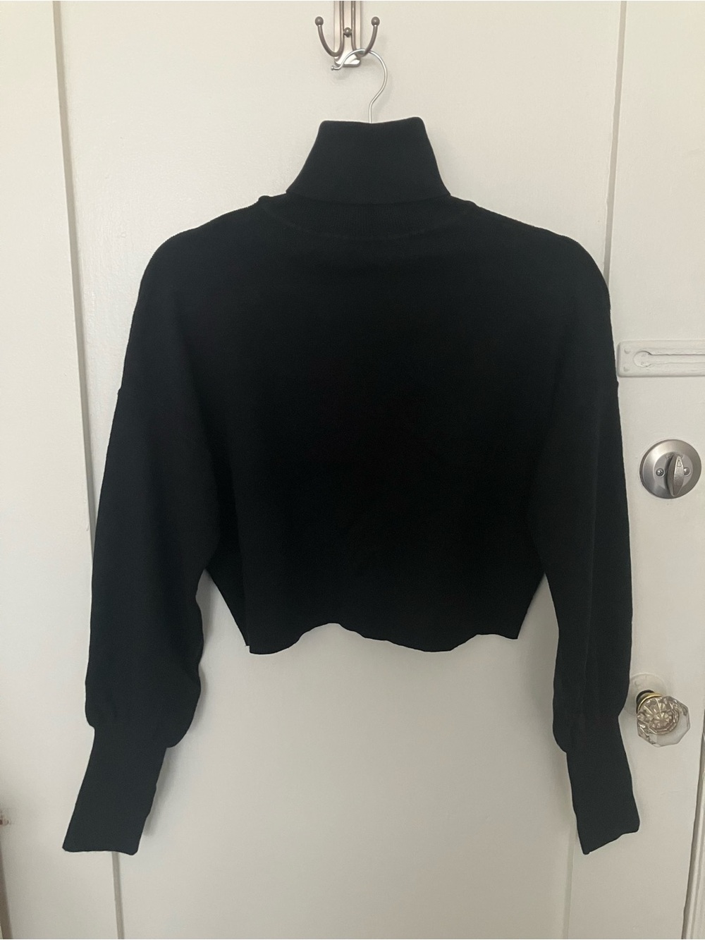 SHEIN Black Turtleneck Sweater, size L